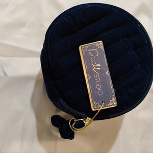 DwellStudio Elegant Navy Blue Cosmetic Bag